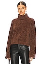 view 1 of 4 Slouchy Sweater in Chocolate