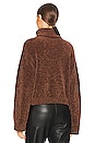 view 3 of 4 Slouchy Sweater in Chocolate