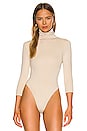 view 2 of 5 3/4 Sleeve Turtleneck Bodysuit in Ivory