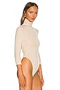 view 3 of 5 3/4 Sleeve Turtleneck Bodysuit in Ivory