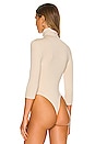 view 4 of 5 3/4 Sleeve Turtleneck Bodysuit in Ivory