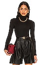 view 1 of 4 Turtleneck Long Sleeve Crop Top in Black