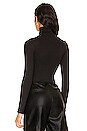 view 3 of 4 Turtleneck Long Sleeve Crop Top in Black