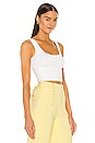 view 2 of 4 Signature Tank Crop in White
