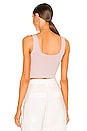 view 3 of 4 Signature Tank Crop in Mauve