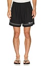 view 2 of 6 Border Short in Jet Black