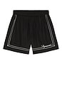 view 6 of 6 Border Short in Jet Black