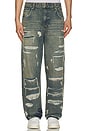 view 1 of 5 R3d Double Destroyer Baggy Jeans in Blue Cream