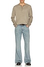 view 5 of 6 R6 Flare Denim Jean in Astro Blue