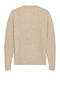 view 2 of 4 Heavy Rib Knitted Sweater in Wheat