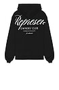 view 1 of 3 Owners Club Script Hoodie in Black