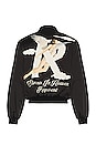 view 1 of 3 Storms in Heaven Souvenir Bomber Jacket in Jet Black