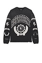 view 1 of 4 Legacy Crest Long Sleeve Tee in Stained Black