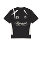 view 4 of 4 Star Football Top in Jet Black