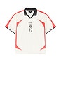 view 4 of 4 Spike Football Top in Flat White