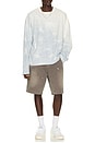 view 3 of 4 Usa Football Long Sleeve Top in Washed Blue