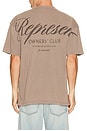 view 1 of 4 Owners Club Script Tee Shirt in Truffle