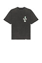 view 4 of 4 The Viper Room Dice Tee in Vintage Grey