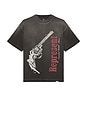 view 4 of 4 Loaded With Love Tee in Stained Black