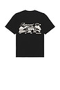 view 1 of 3 Race Way T-Shirt in Jet Black