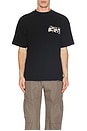 view 3 of 3 Race Way T-Shirt in Jet Black