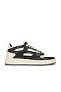 view 1 of 7 Reptor Sneaker in Black & Vintage White