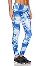 view 2 of 3 Kori Legging in Blue Whirlpool Print