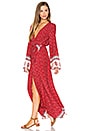 view 2 of 3 ROBE MAXI TUESDAY in Red Floral