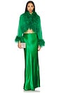 view 5 of 6 Shimmy Skirt in Dark Green