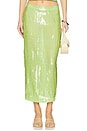 view 1 of 6 ЮБКА SEQUIN in Light Green