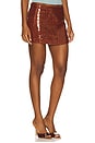 view 2 of 6 Sparkle Mini Skirt in Copper