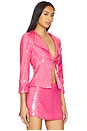 view 2 of 5 Sequin Top in Pink