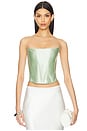 view 1 of 4 Star Corset in Wasabi