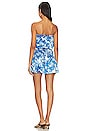 view 3 of 3 Mila Mini Dress in Electric Blue Marble