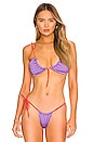 view 1 of 4 HAUT DE MAILLOT DE BAIN ROBYN in Bright Lavender