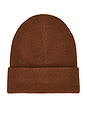 view 1 of 2 Max Beanie in Chocolate Brown