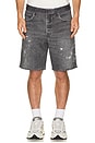 view 3 of 4 SHORT FIT 4 MIRAMAR in Black Paint Splatter