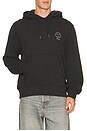 view 1 of 5 Sour Face Embroidered Hoodie in Black