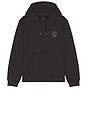 view 4 of 5 Sour Face Embroidered Hoodie in Black