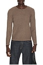 view 1 of 4 Brooks Wool Crew Sweater in Tan