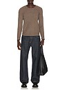 view 4 of 4 Brooks Wool Crew Sweater in Tan