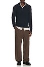 view 4 of 4 Danton Quarter Zip in Navy