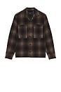 view 1 of 4 Austin Wool Shirt Jacket in Brown Plaid