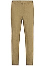 view 2 of 3 Bedford Linen Trouser in Olive Green
