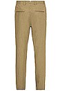 view 3 of 3 Bedford Linen Trouser in Olive Green