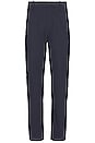 view 3 of 4 Shift Cotton Sateen Trouser in Navy