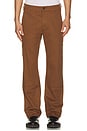 view 3 of 4 Fit 4 Corduroy Carpenter Pant in Chocolate