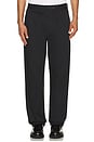 view 1 of 5 Baggy Pleated Chino Pants in Black