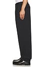 view 2 of 5 Baggy Pleated Chino Pants in Black