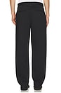 view 4 of 5 Baggy Pleated Chino Pants in Black